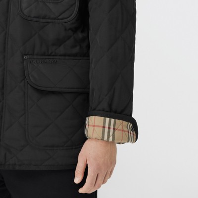 quilted jacket burberry men