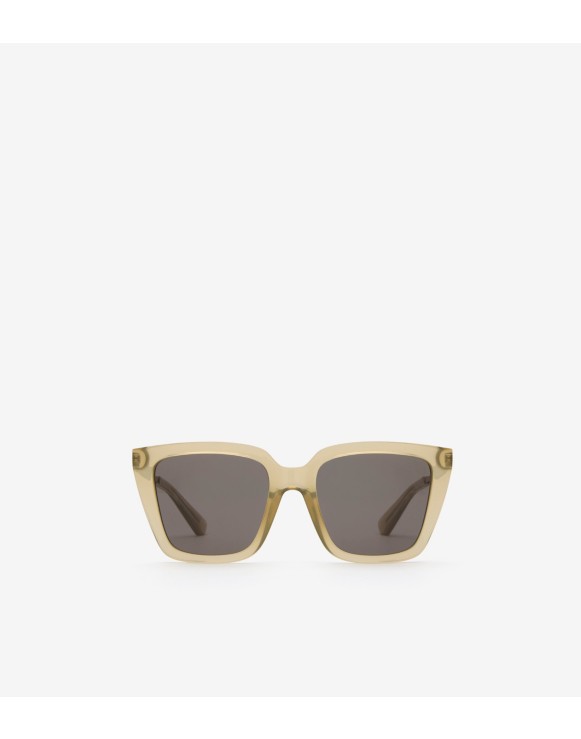 Check Engraved Square Sunglasses​