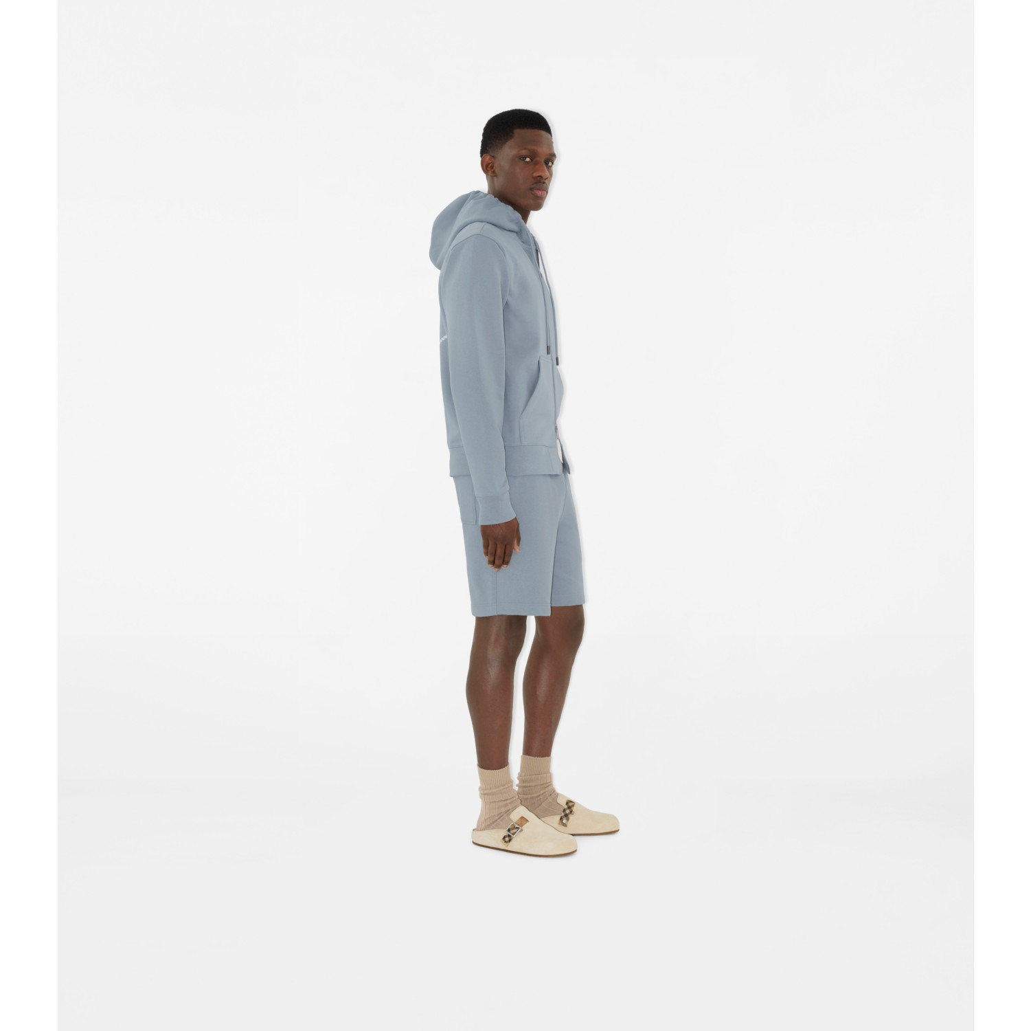 Hoodie zippé en coton Knight