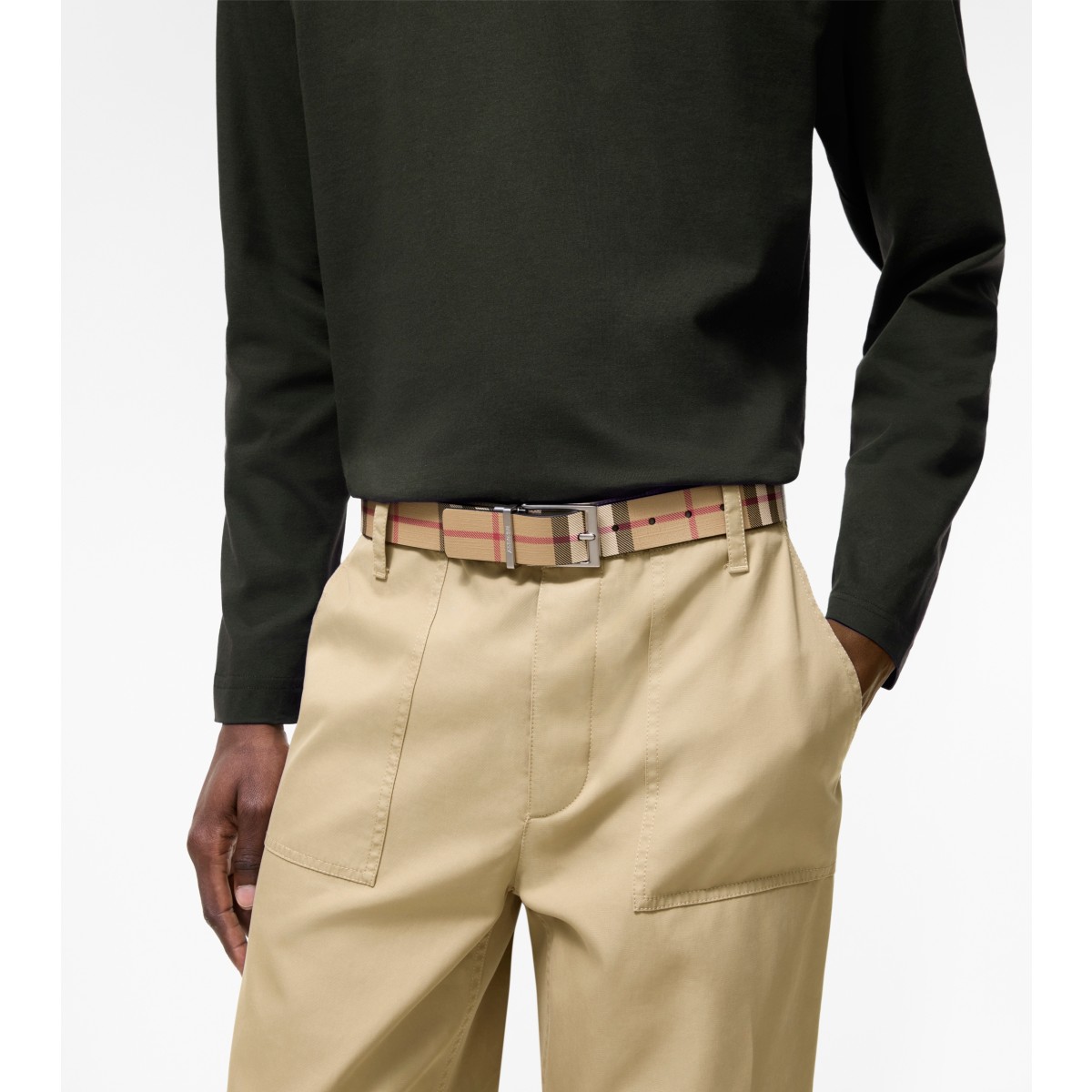  Check Reversible Belt
