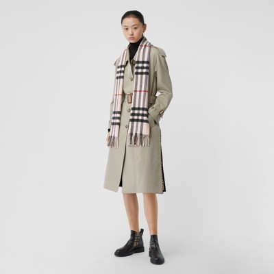 the classic check cashmere scarf