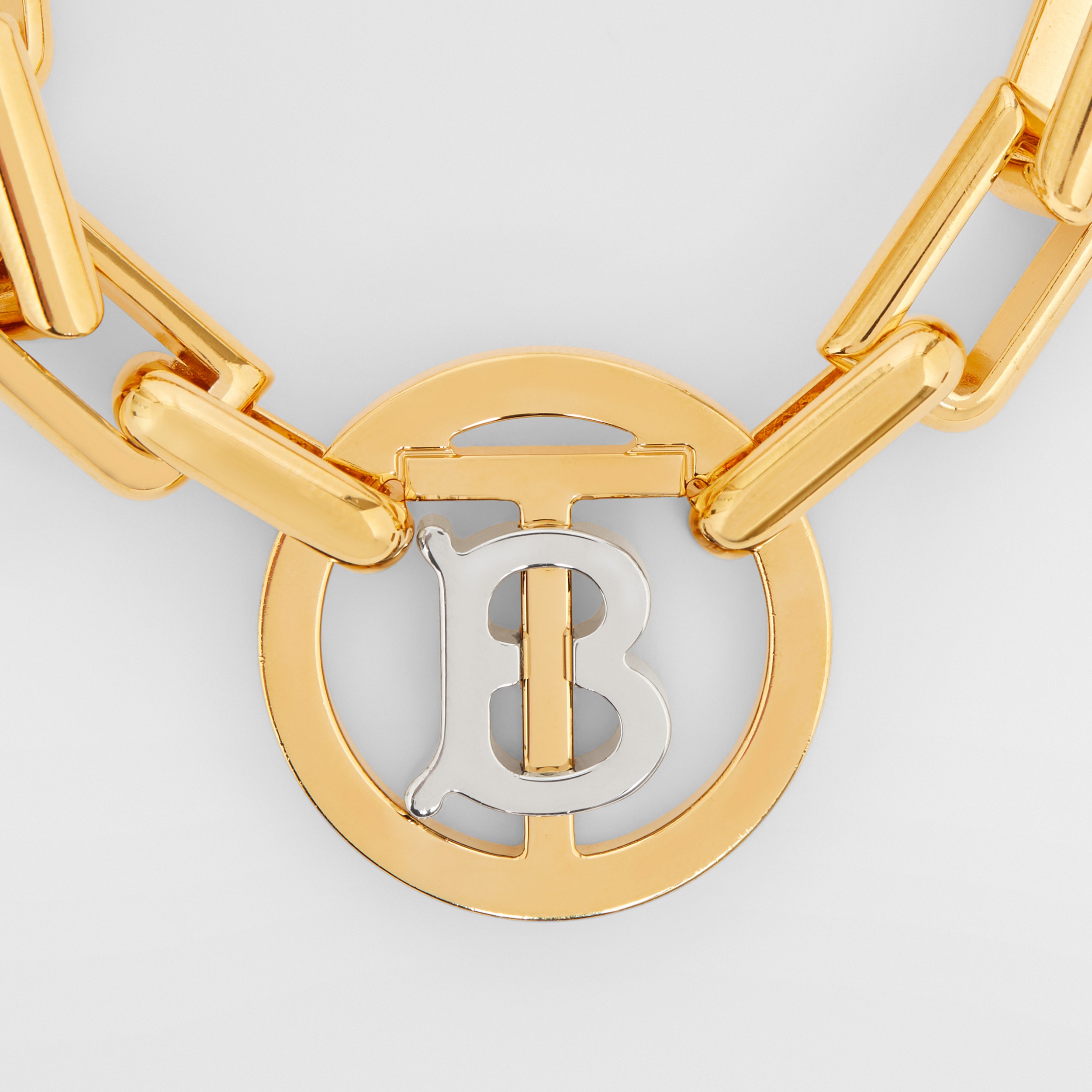 Gold and Palladium-plated Monogram Motif Bracelet in Light - Women | Burberry® Official - 2