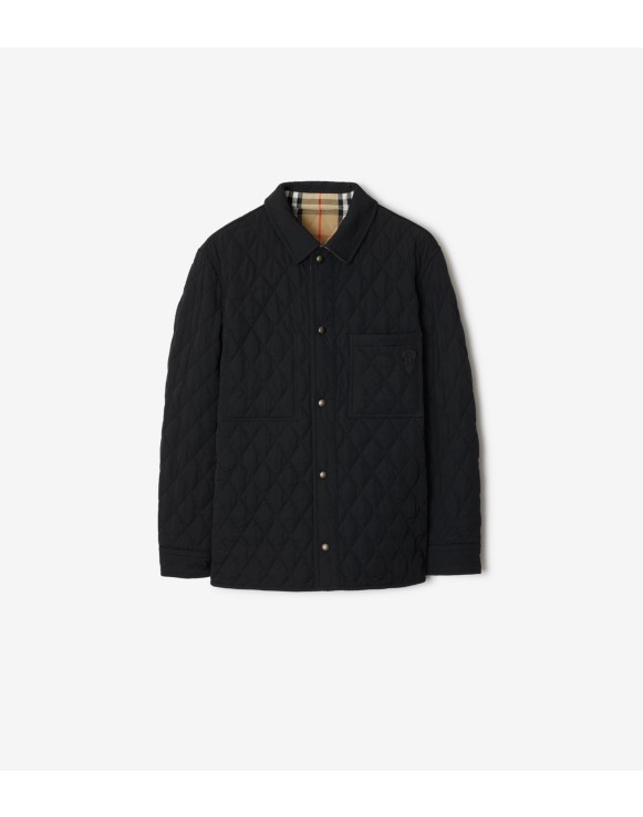 Reversible Quilted Nylon Overshirt