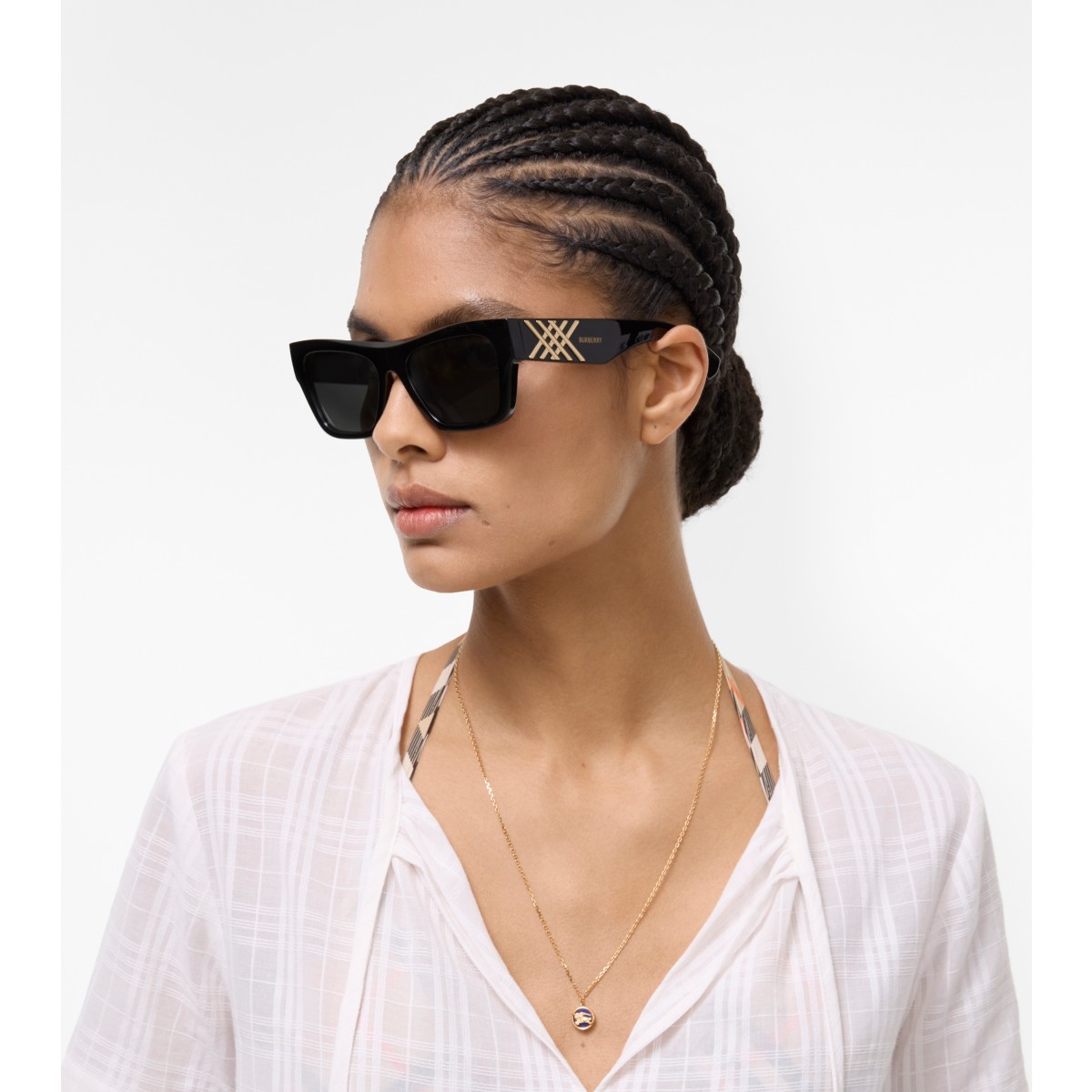  Check Heritage Square Sunglasses