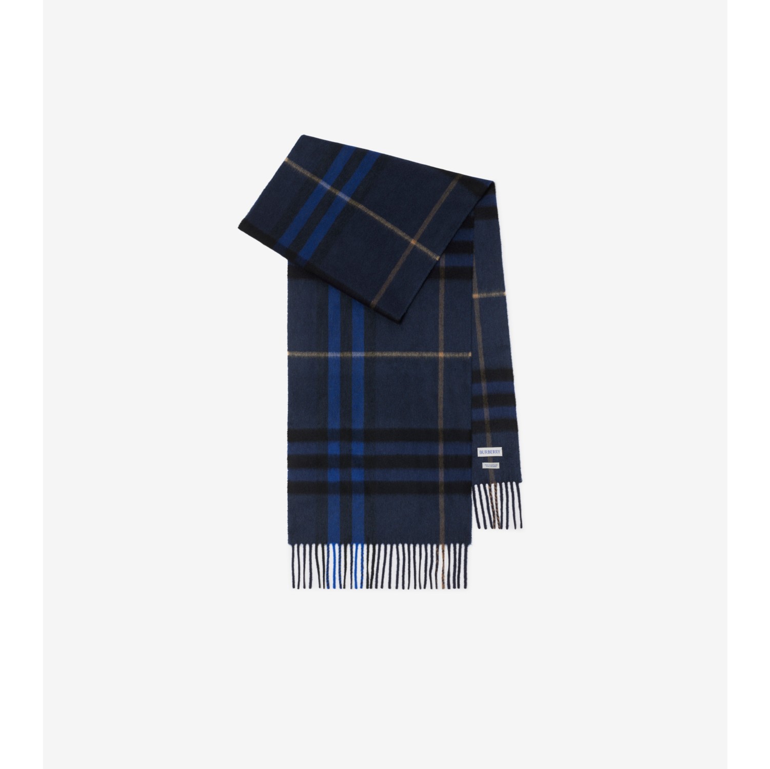 Check Cashmere Scarf