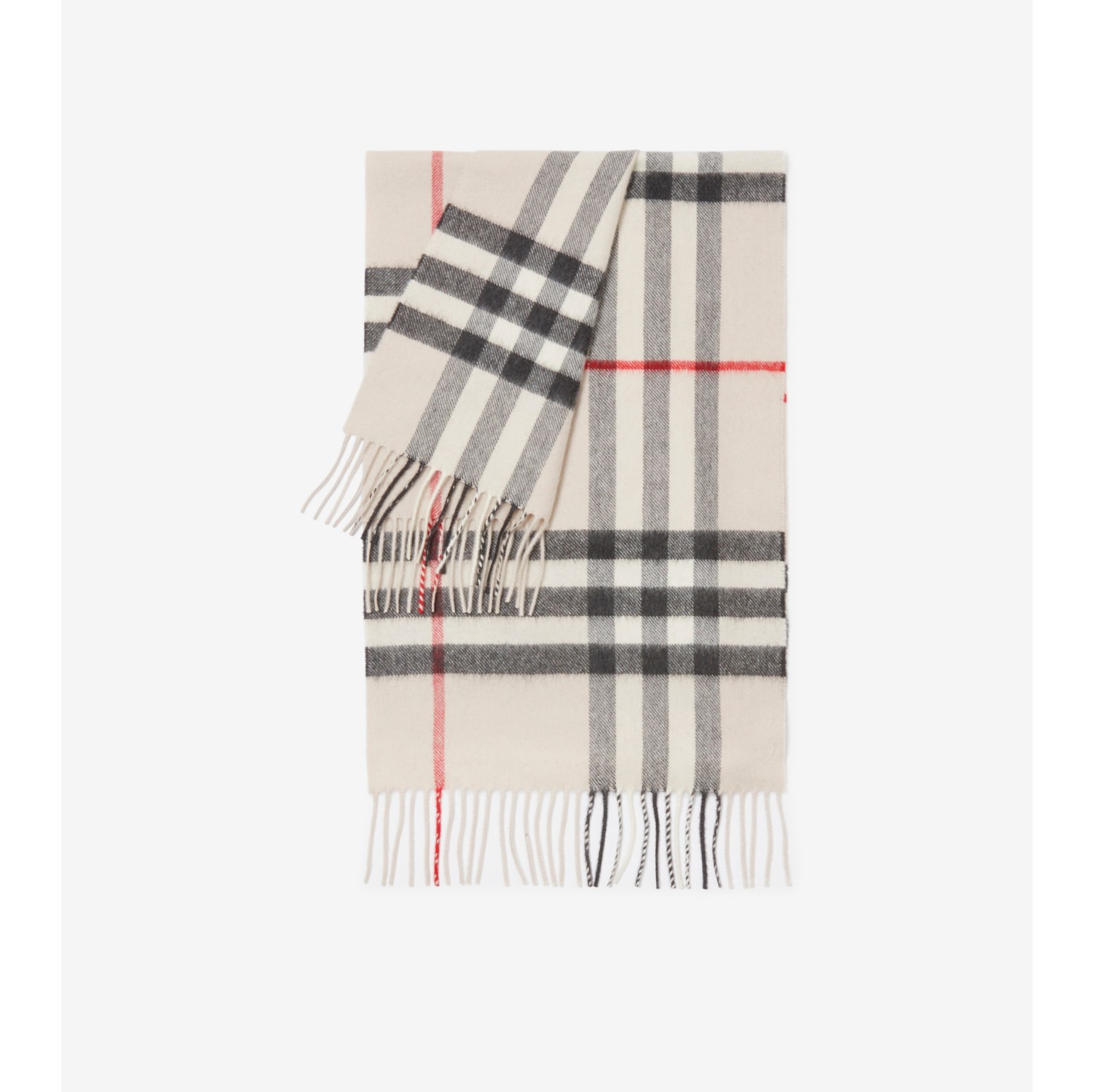 Burberry heritage check cashmere scarf on sale