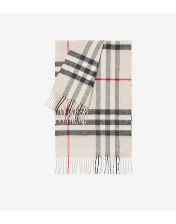 Check Cashmere Scarf