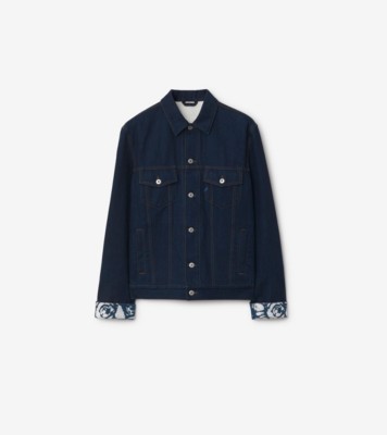 Denim Jacket in Indigo blue - Men | Burberry® Official