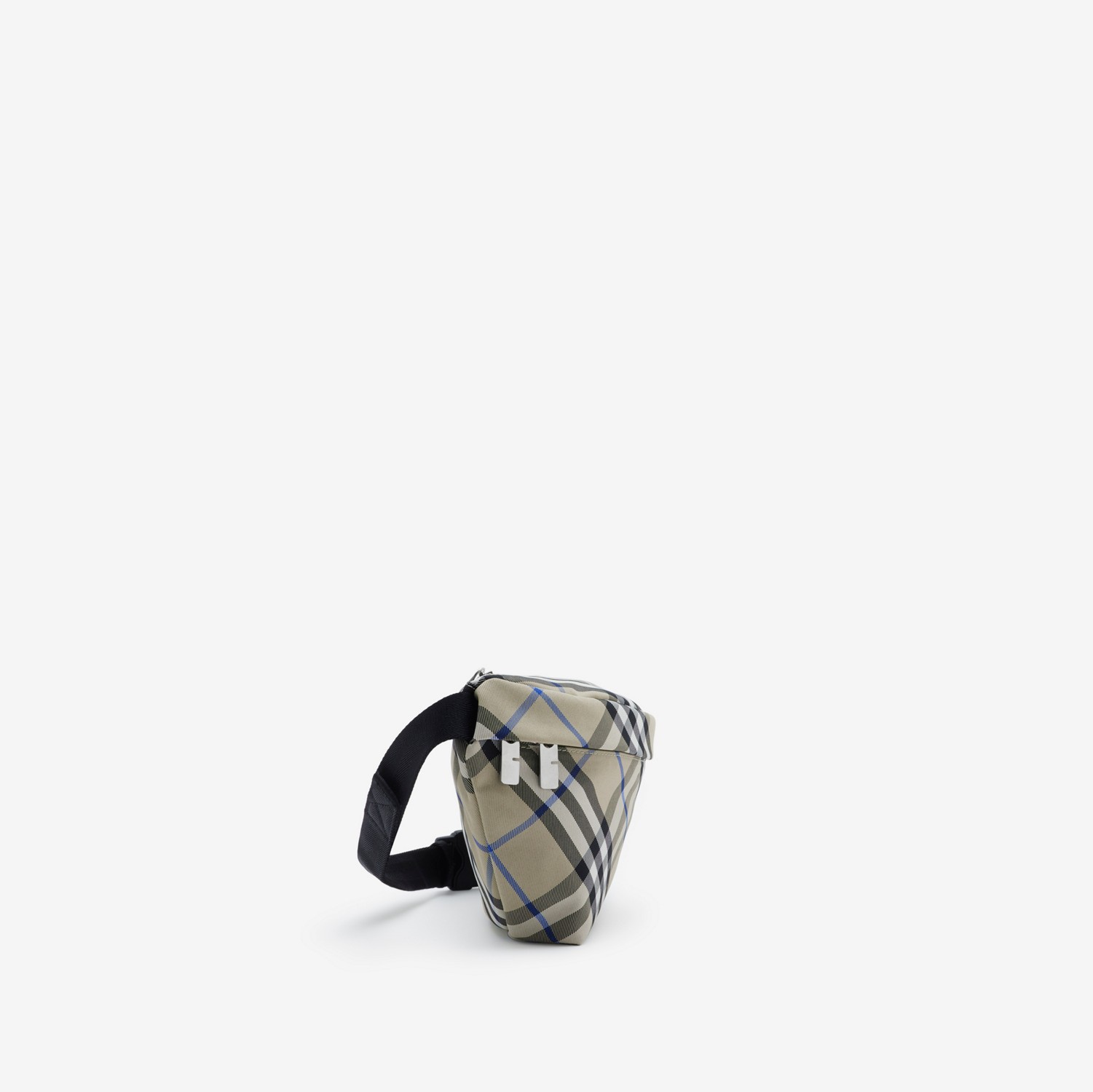 Check Belt Bag in Lichen - Men, Nylon | Burberry® Official Check Belt Bag in Lichen - Men, Nylon | Burberry® Official