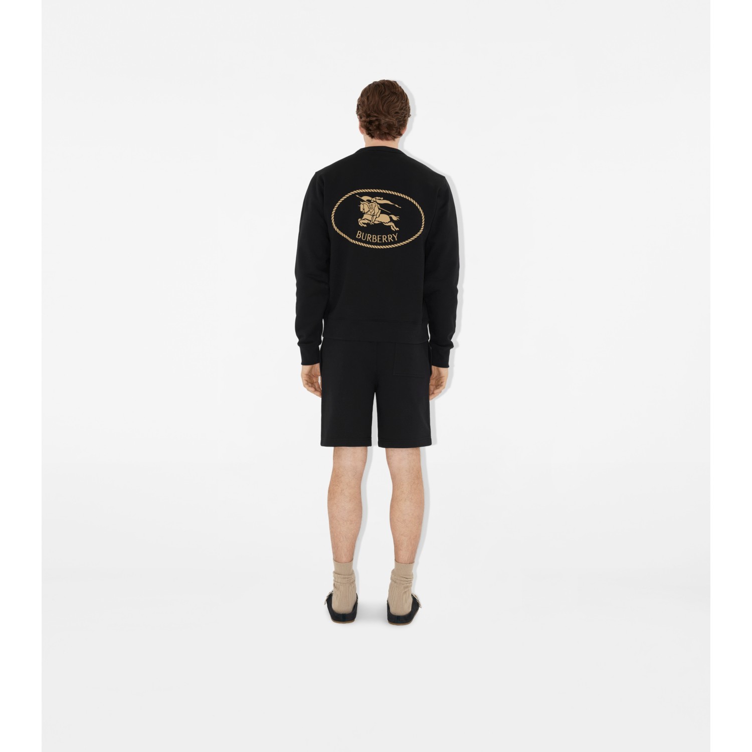 Knight Stamp Cotton Sweatshirt - thumbnail 2