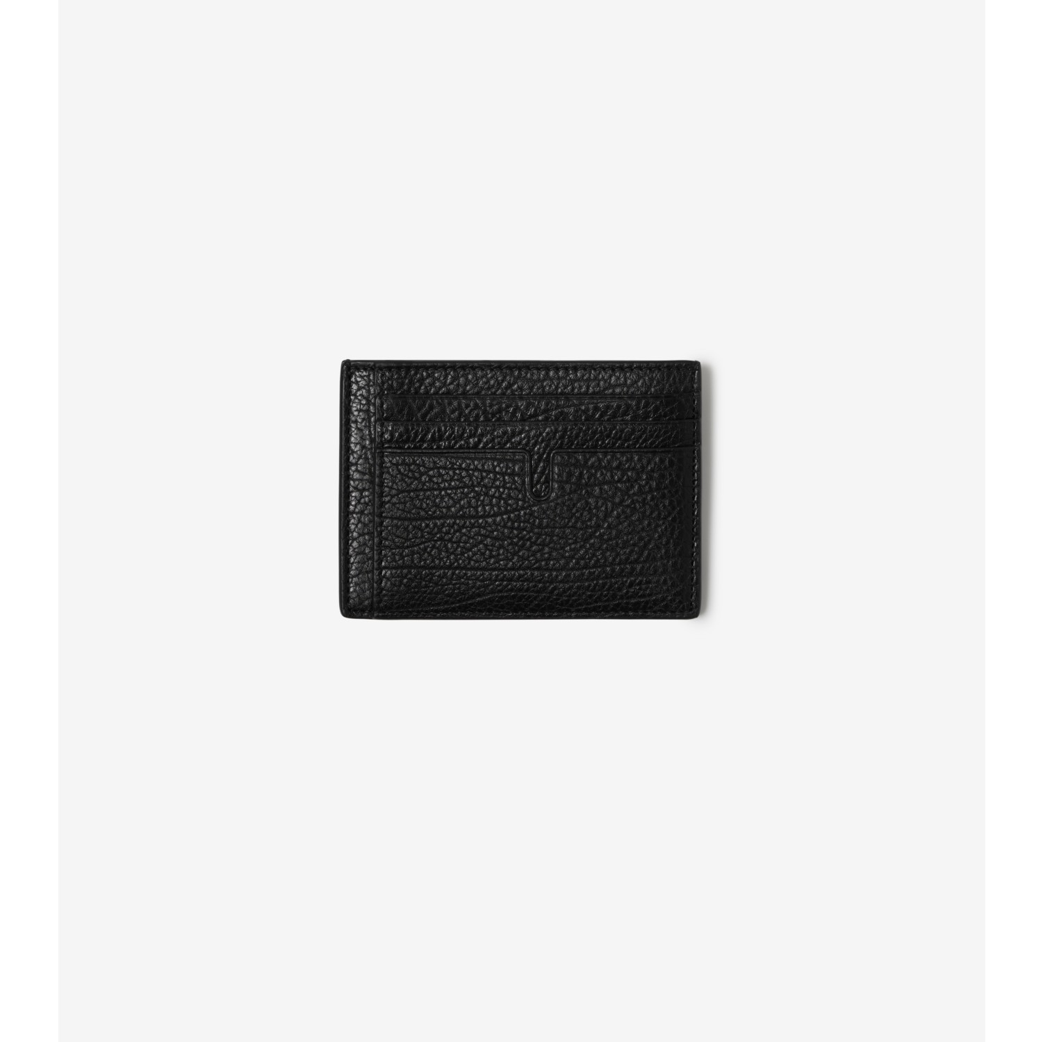 B Cut Clip Card Case in Black Men Leather Burberry Official