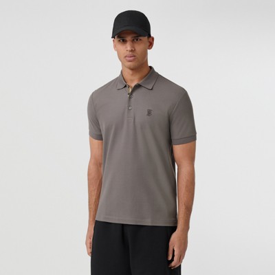 burberry black polo shirt