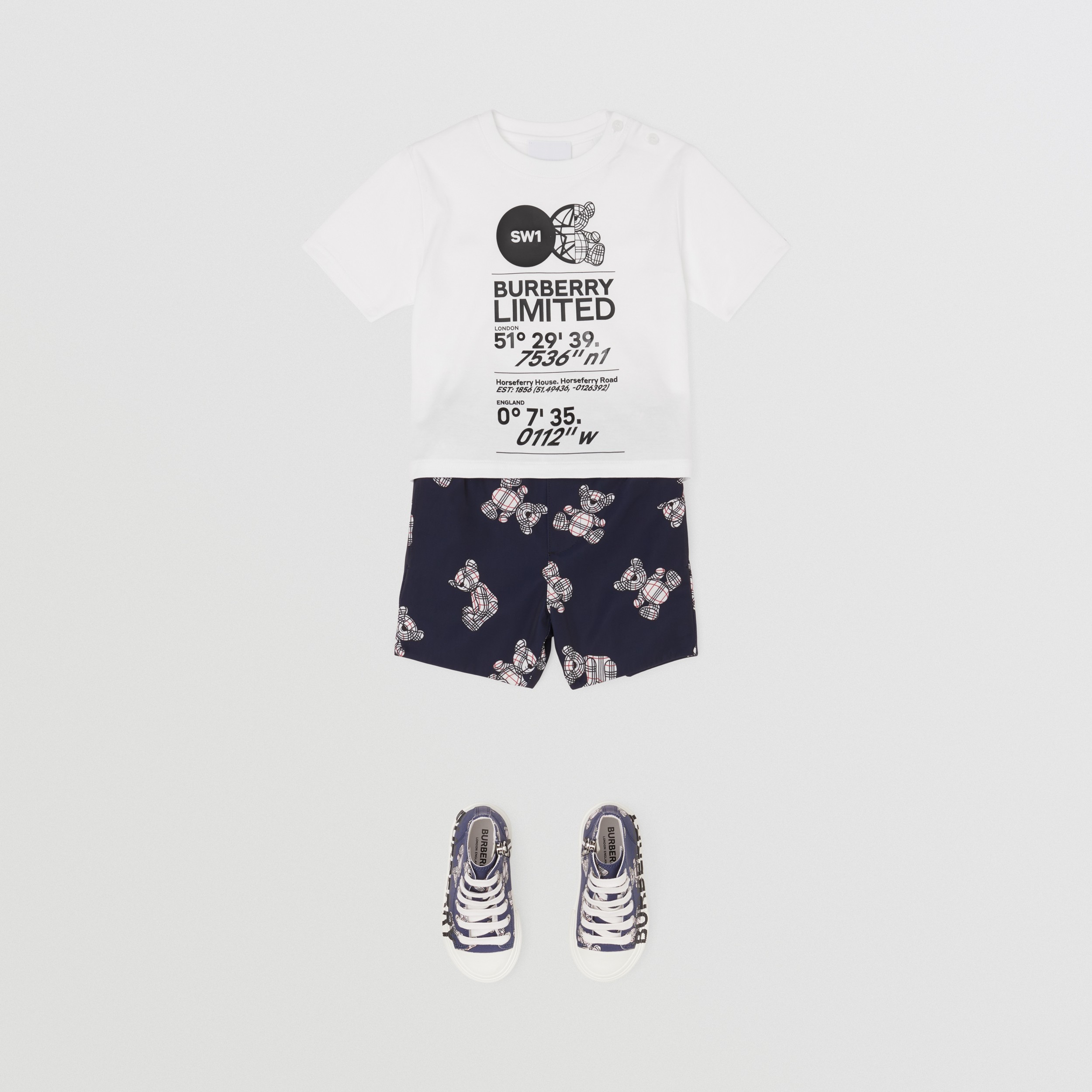Baumwoll-T-Shirt mit Druckmotiv (Weiß) - Kinder | Burberry® - 4