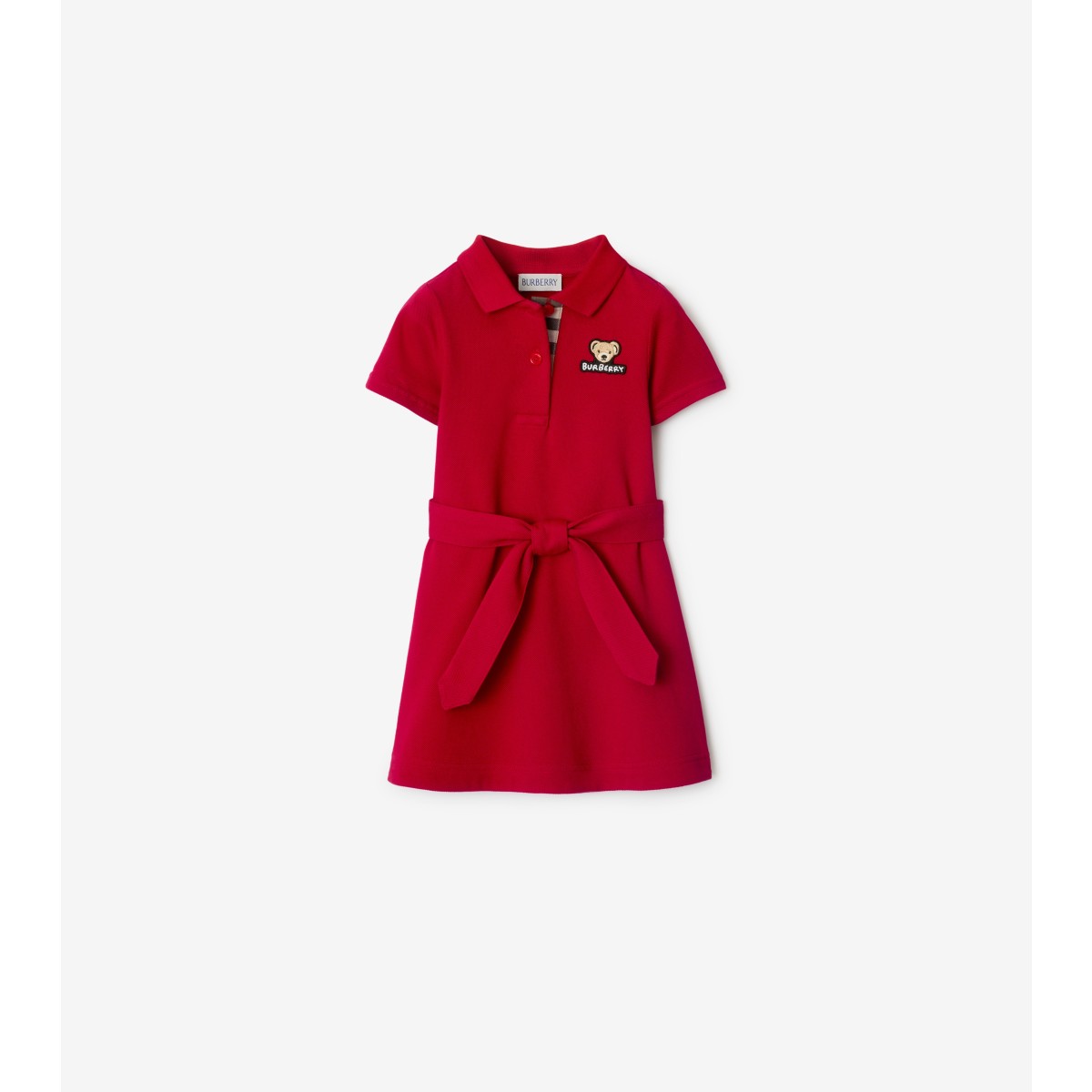  Check Polo Shirt Dress