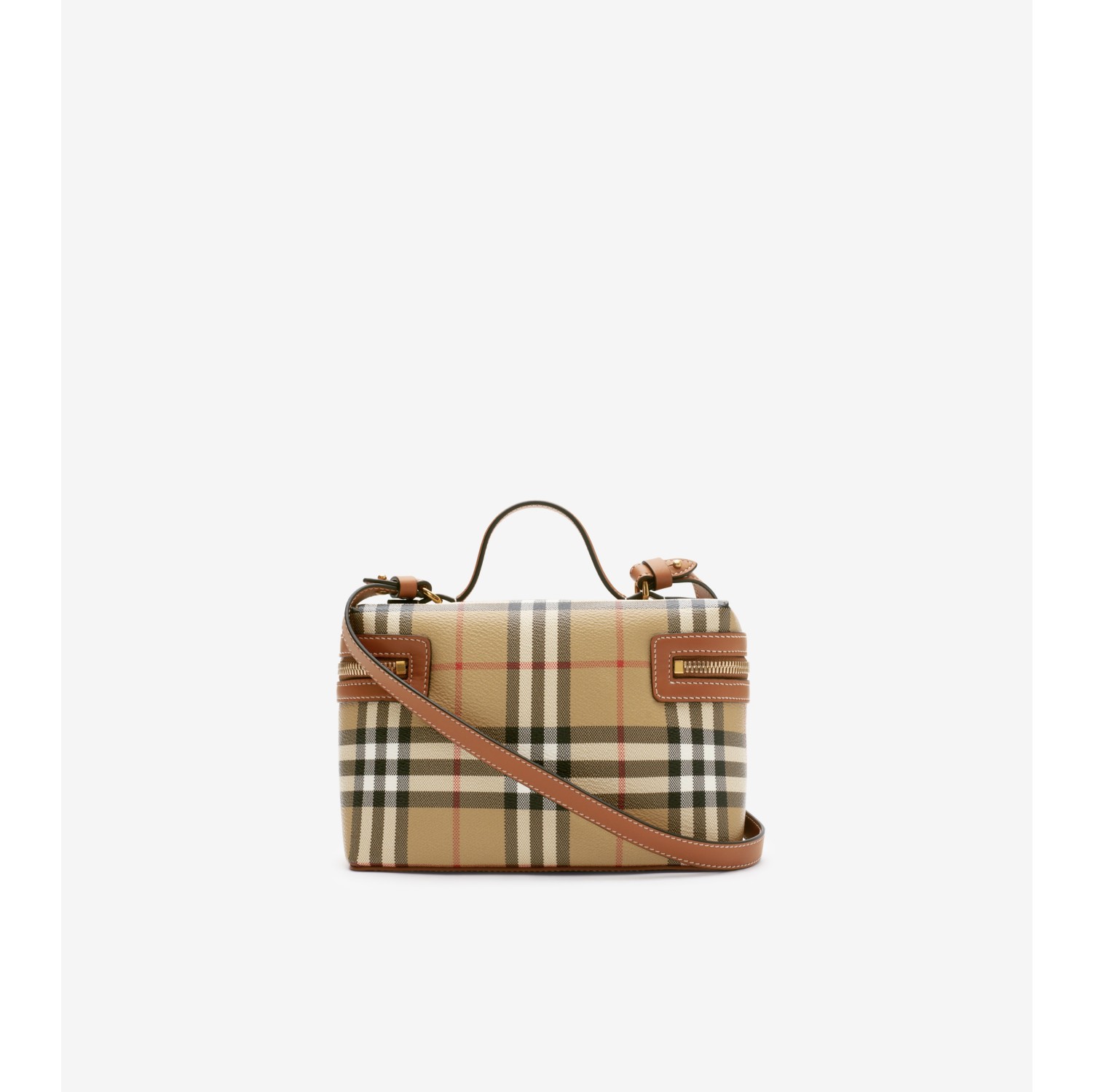 Check Vanity Bag​ in Archive beige/briar brown - Women | Burberry