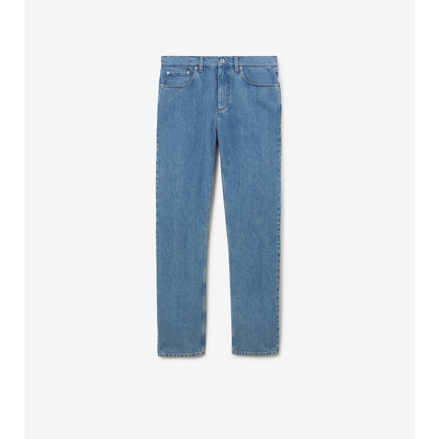 Straight Fit Jeans in Mid blue - Men, Denim