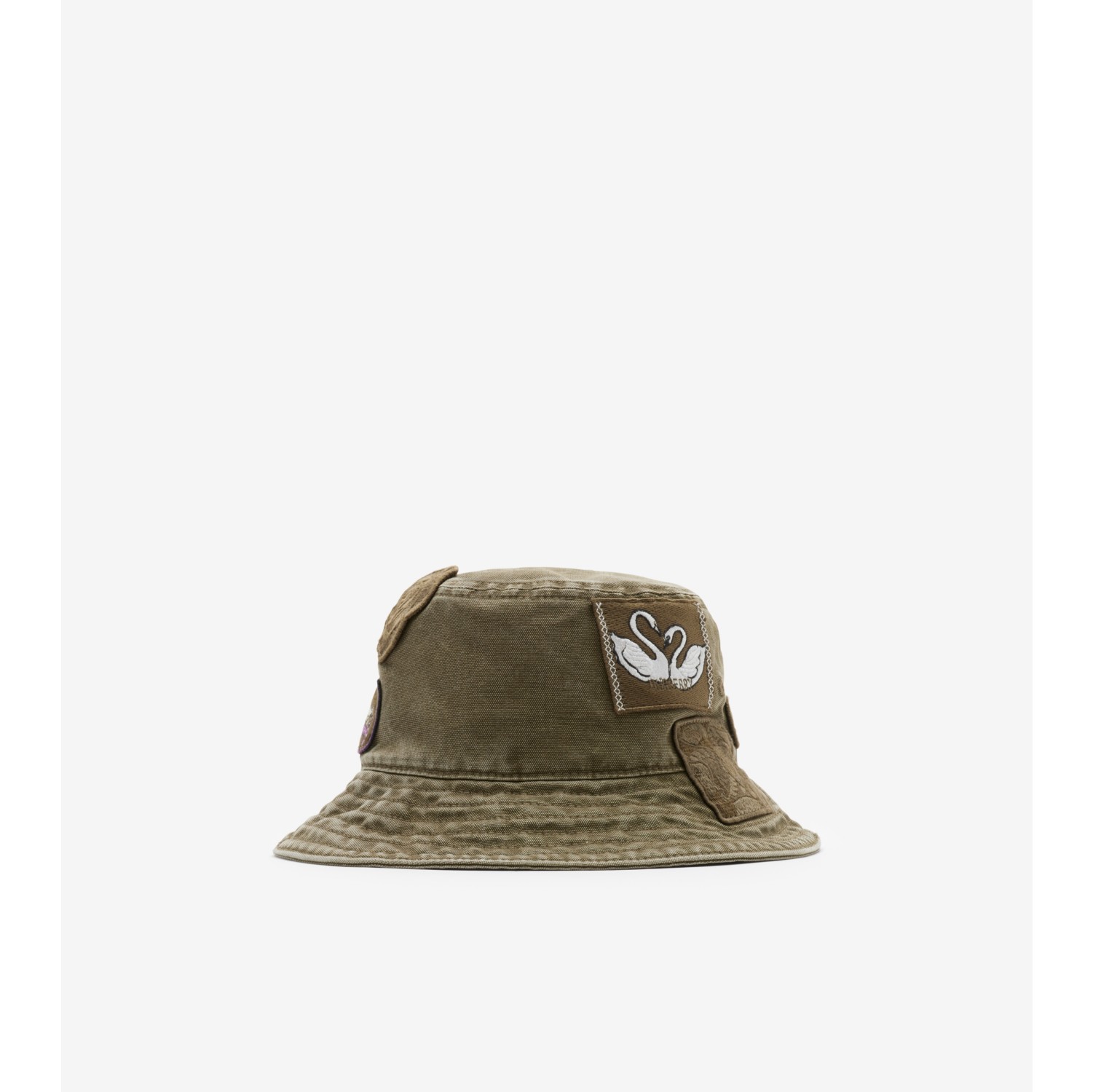 Badge Cotton Bucket Hat