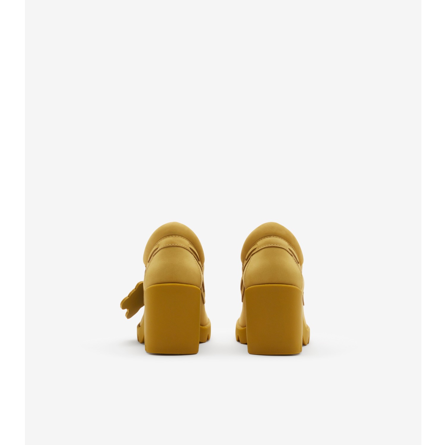Nubuck Stride Loafers in Manilla - Women | Burberry® Official