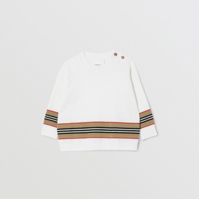 burberry sweater white