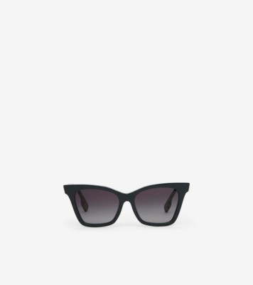 Burberry Sunglasses Ernest Square Frame Black Charcoal Check (40823061)