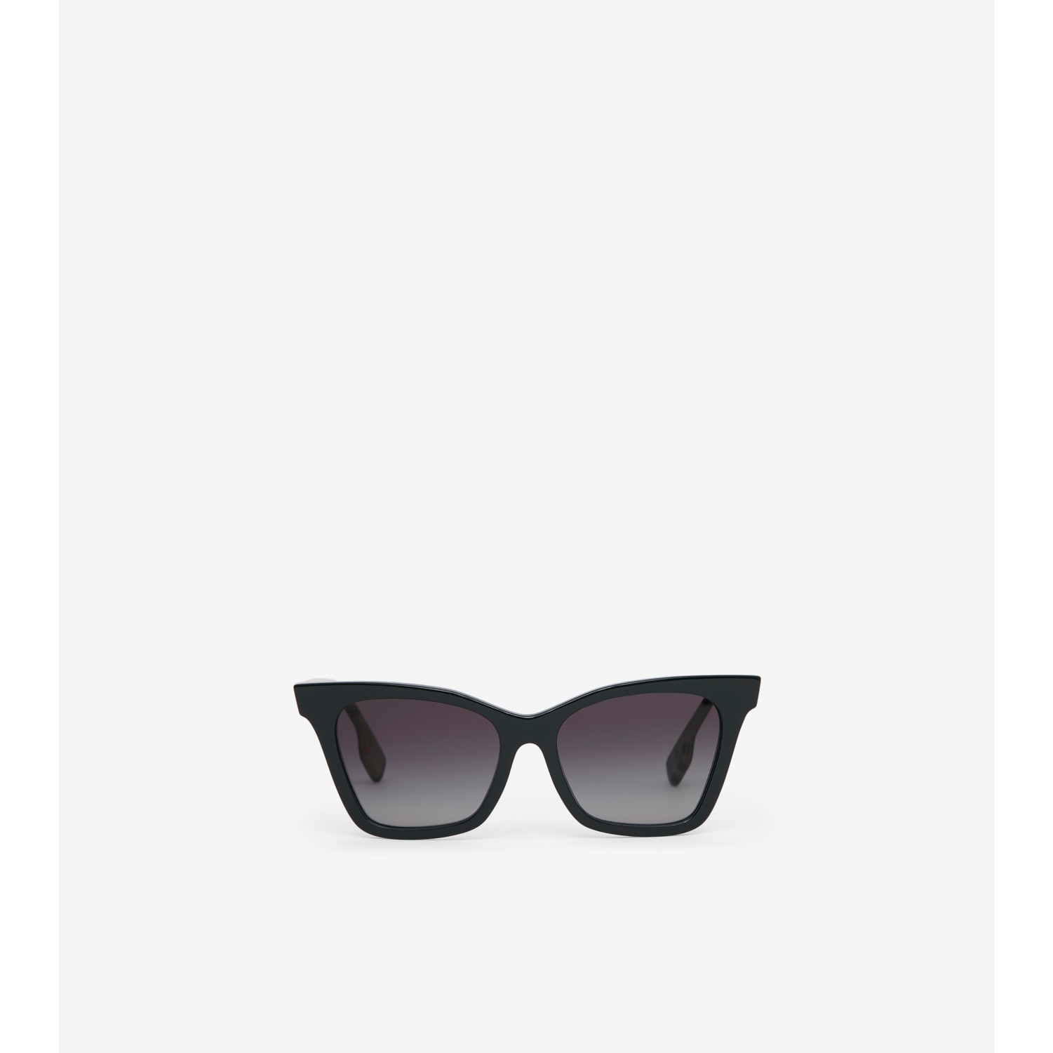 Square frame sunglasses in black acetate