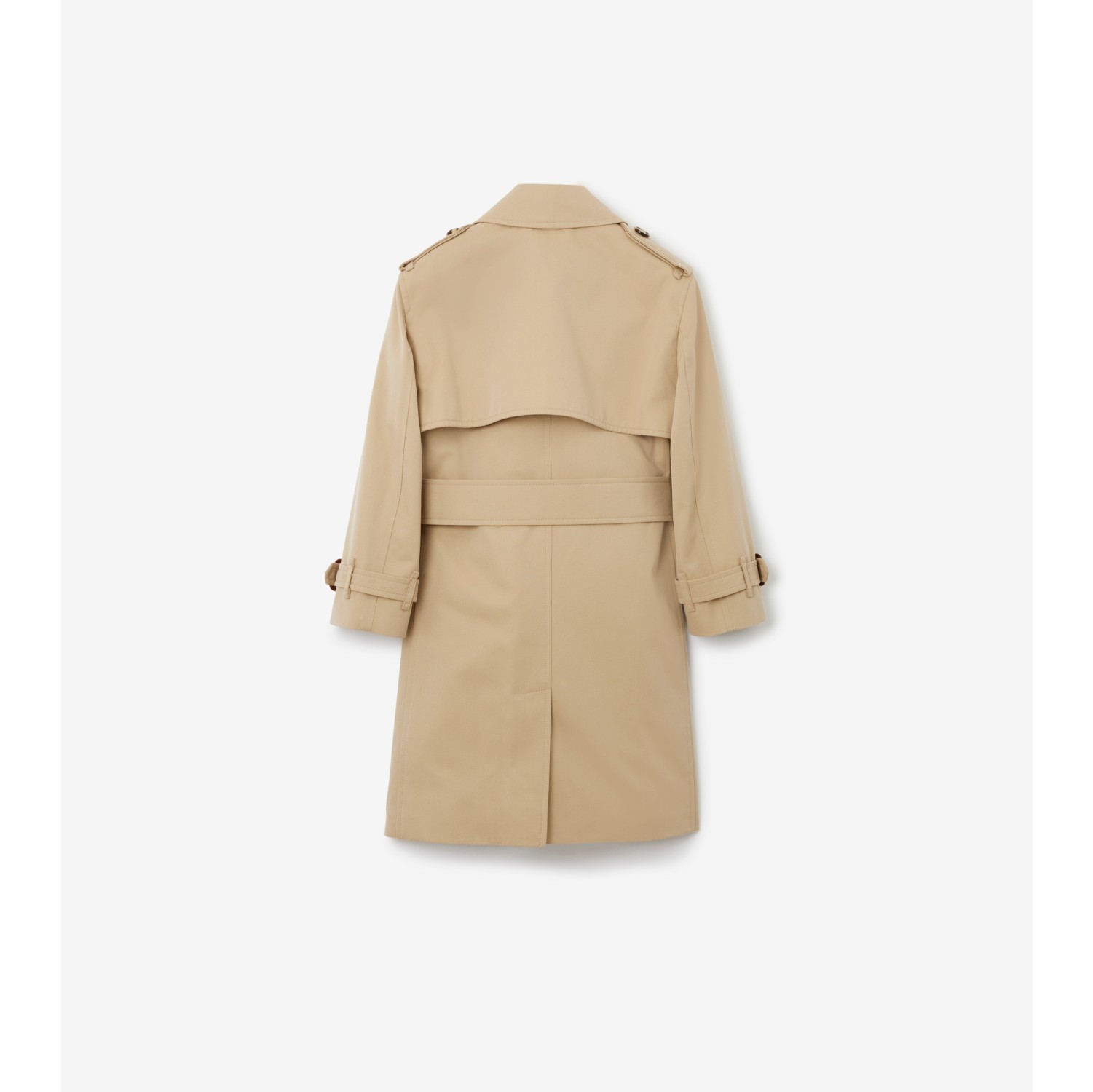 Trench coat en gabardina