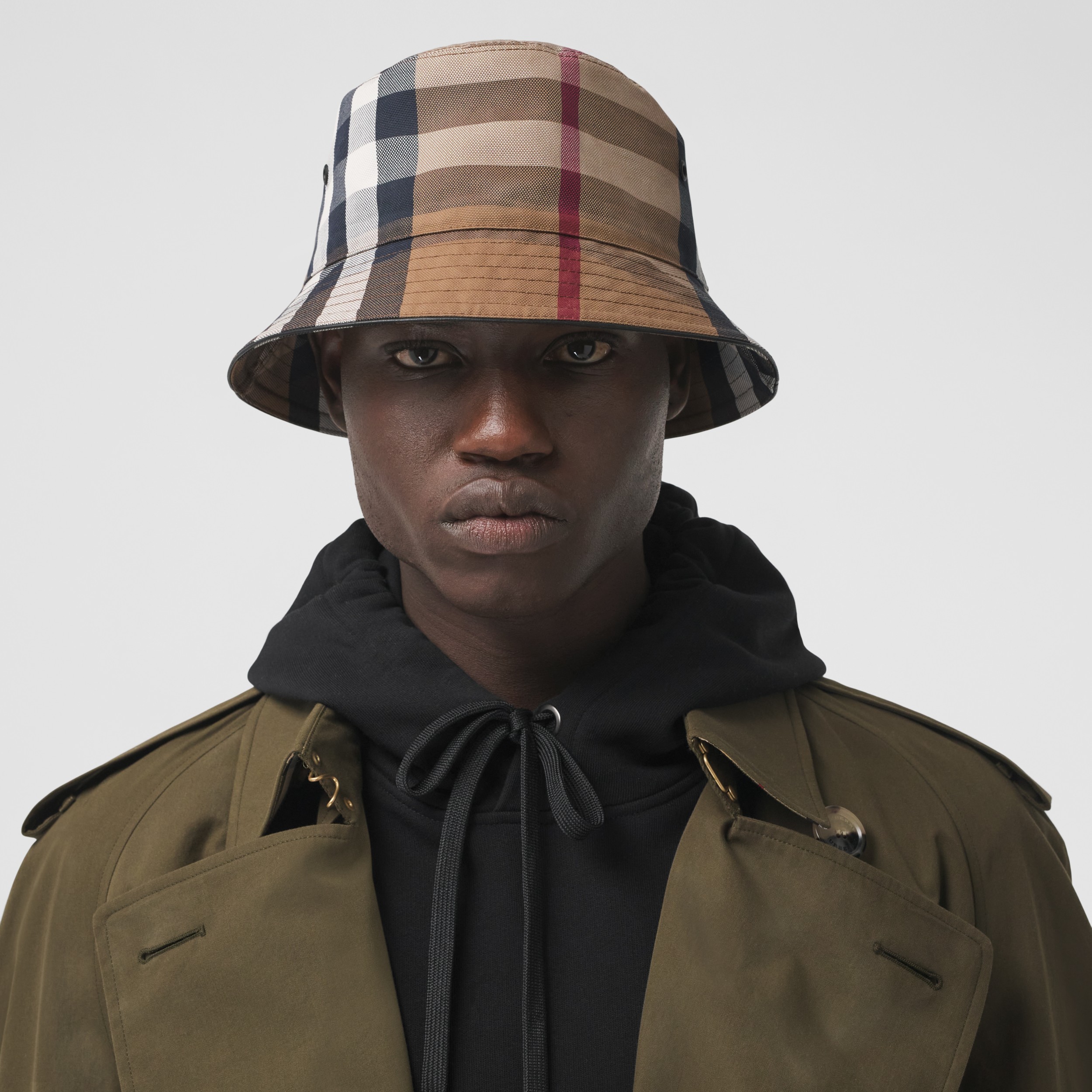 udluftning Syd Brandmand Check Cotton Canvas Bucket Hat in Birch Brown | Burberry Hong Kong S.A.R.,  China