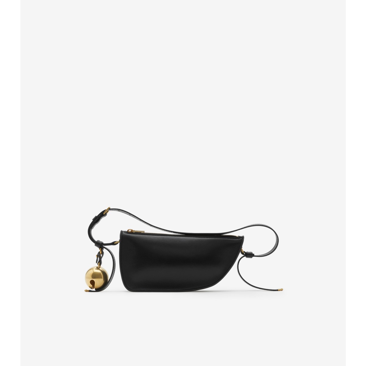 Burberry Mini Shield Sling Bag In Black