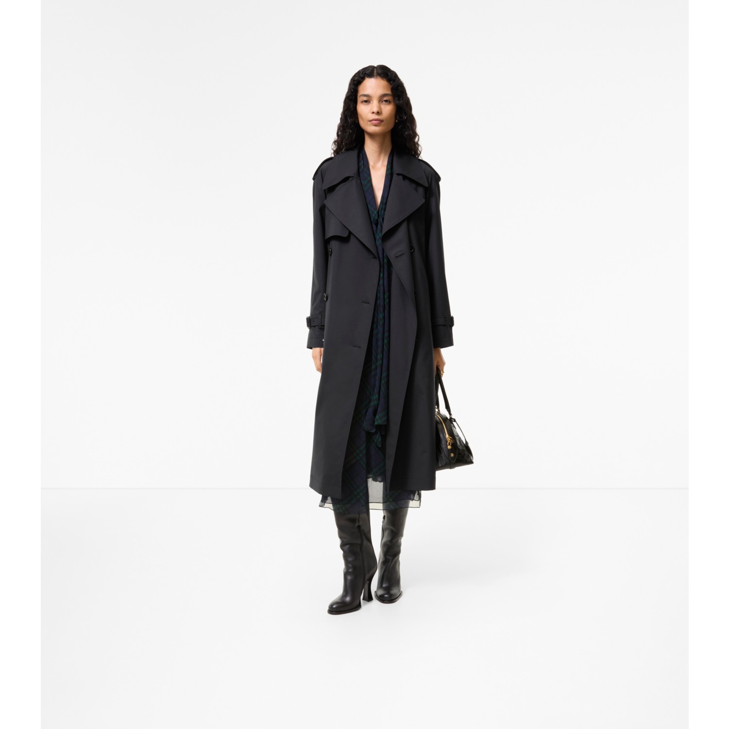 Long Wool Trench Coat