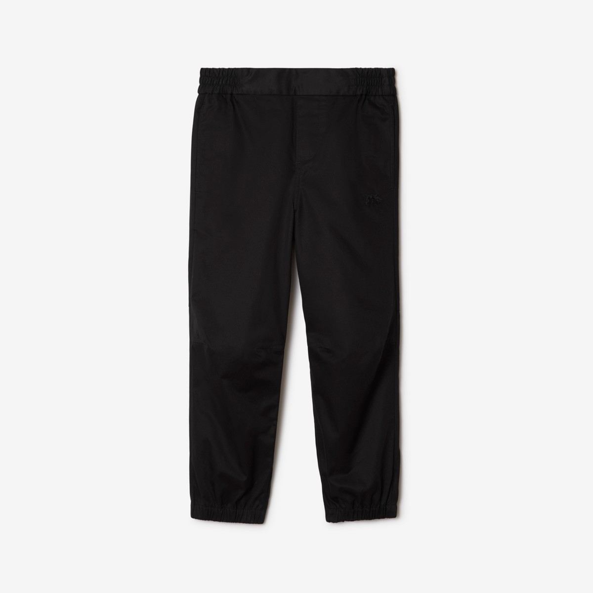 Burberry Kids'  Childrens Cotton Twill Trousers In Black