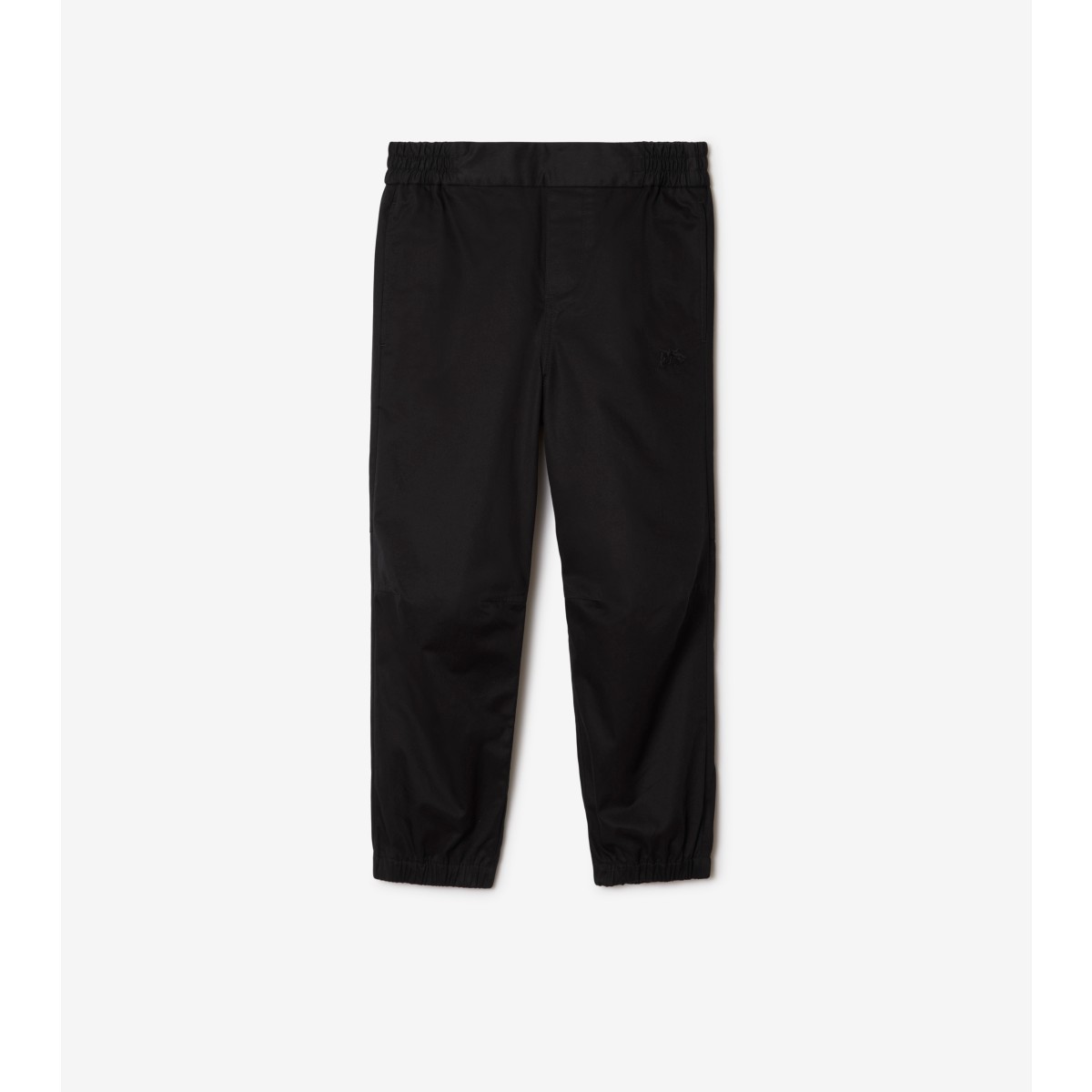 Burberry Kids'  Childrens Cotton Twill Trousers In Black