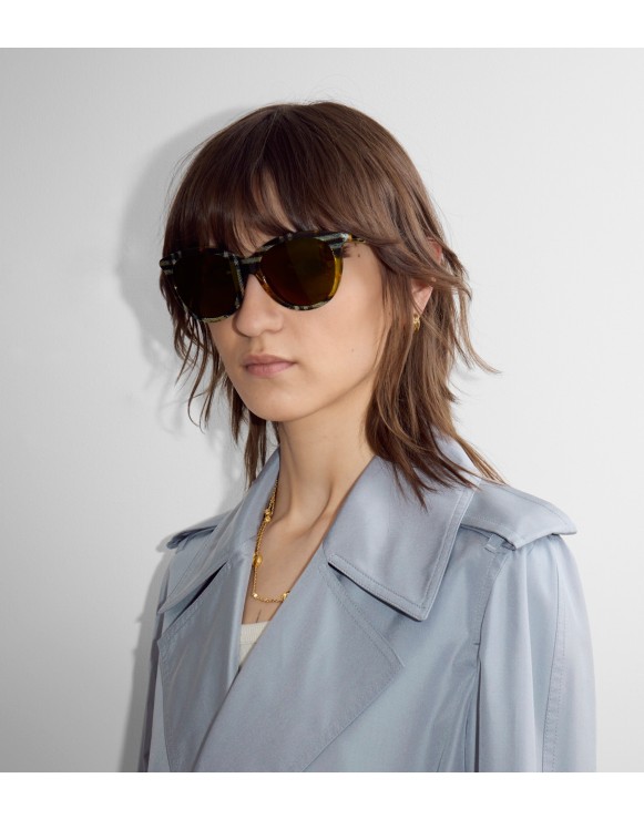 Lunettes de soleil rondes tubulaires Check