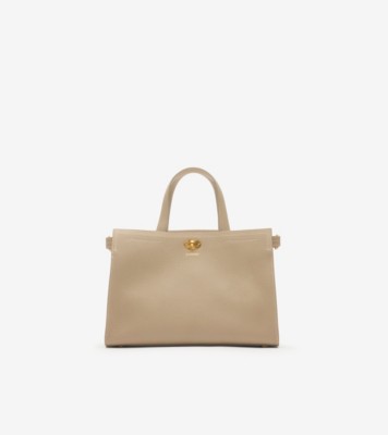 Small Cotswolds Tote in Mushroom beige - Women | Burberry
