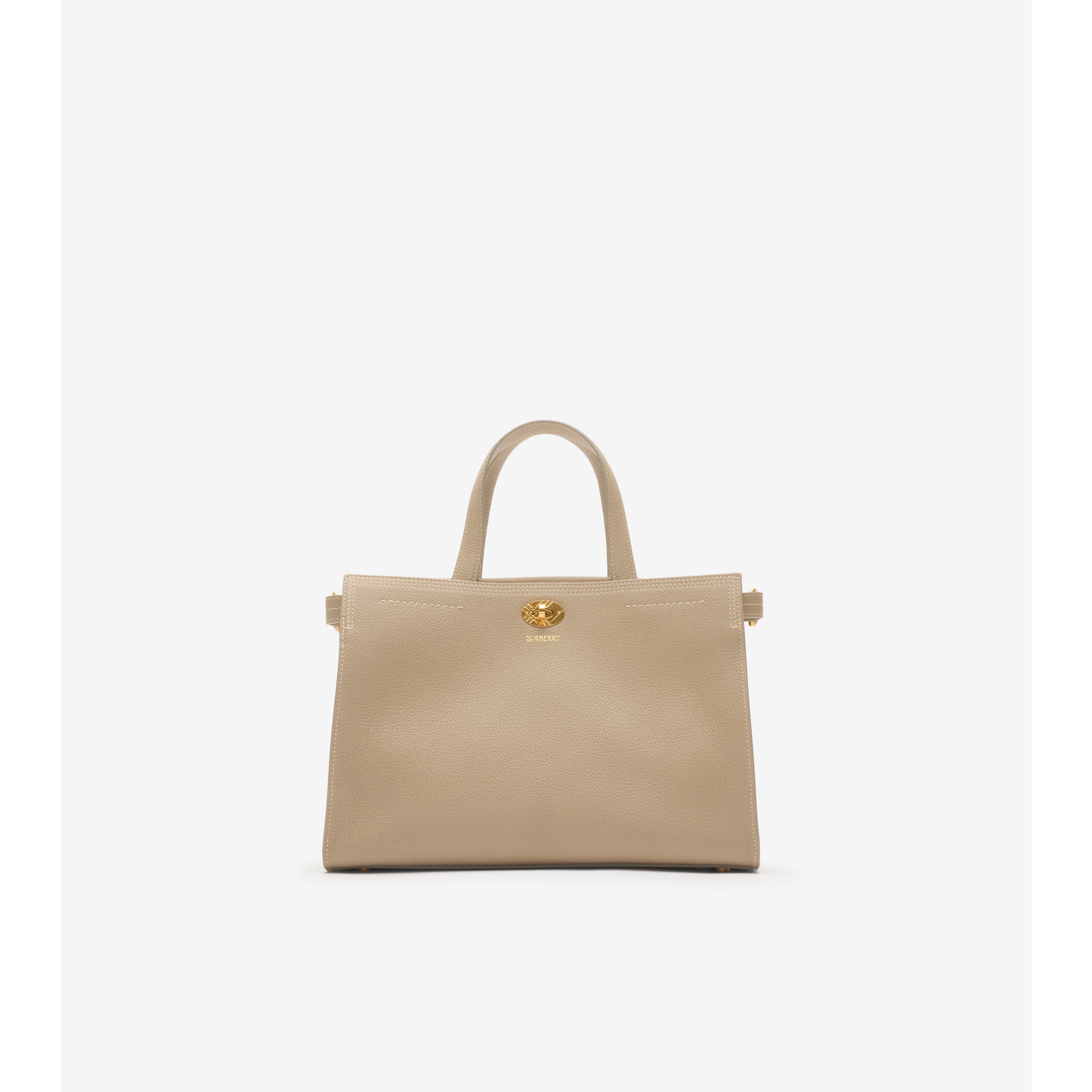 バーバリーバッグ Small Cotswolds Tote in Black - Women, Leather | Burberry® Official