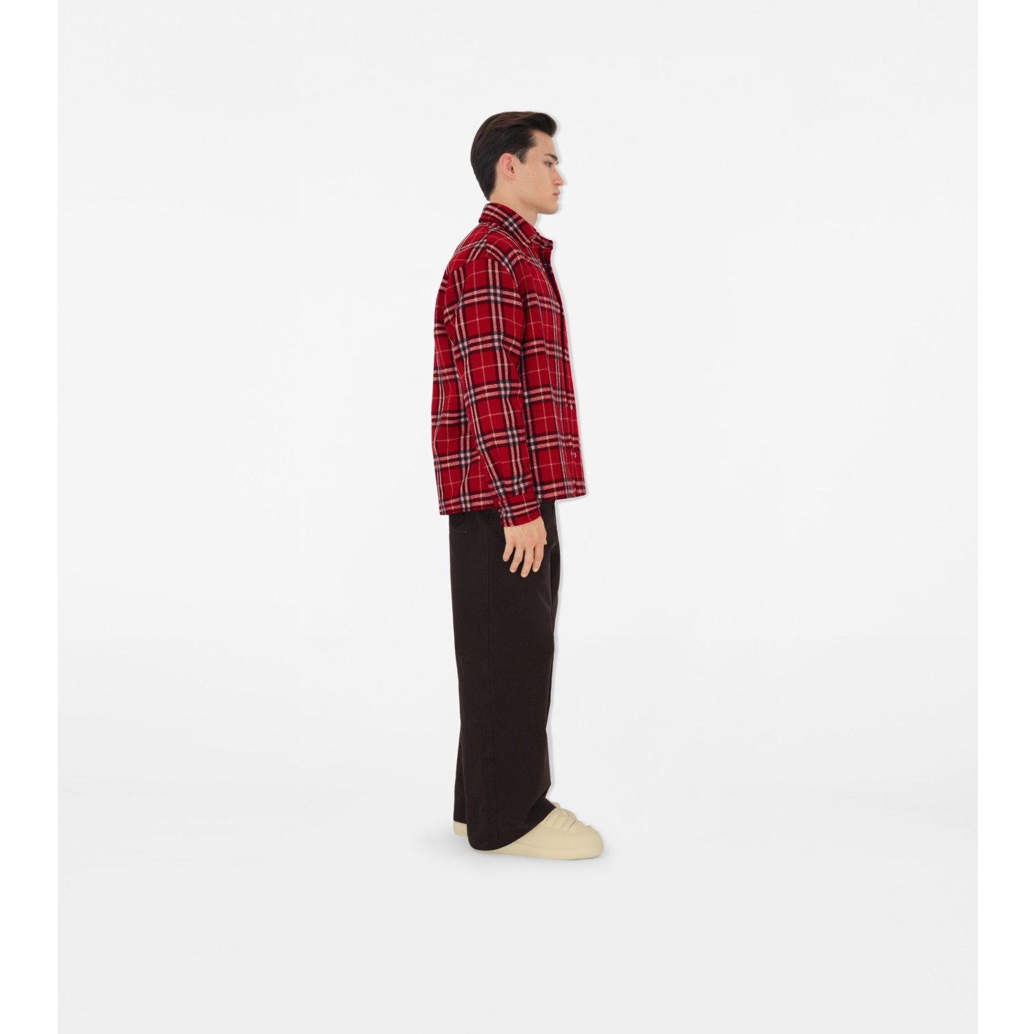 Check Wool Overshirt