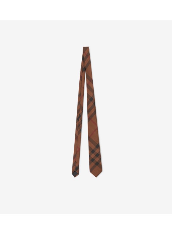 Burgundy burberry cheap tie