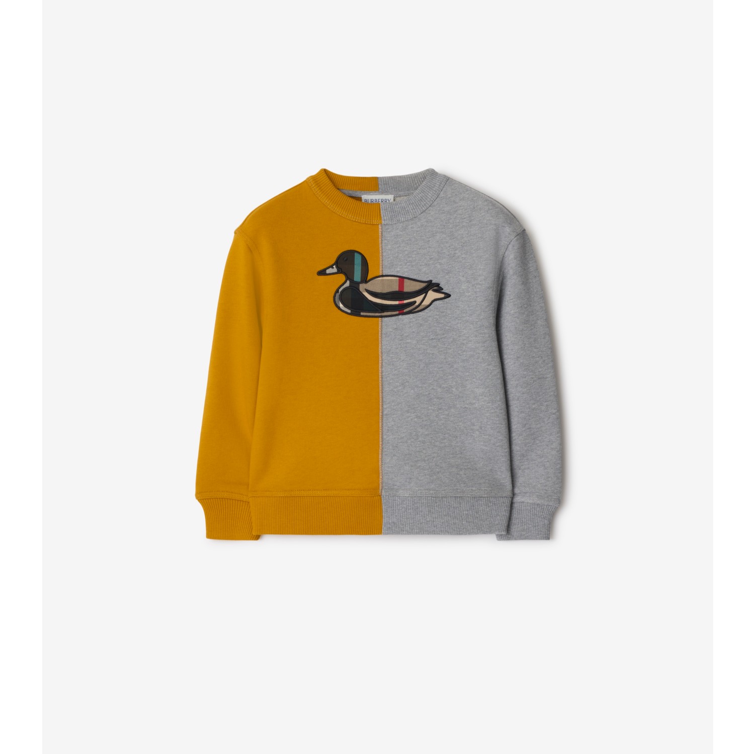 Duck Colour Block Cotton Sweater