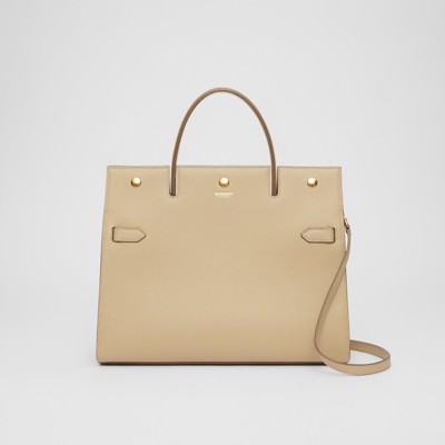 medium leather tote bag burberry