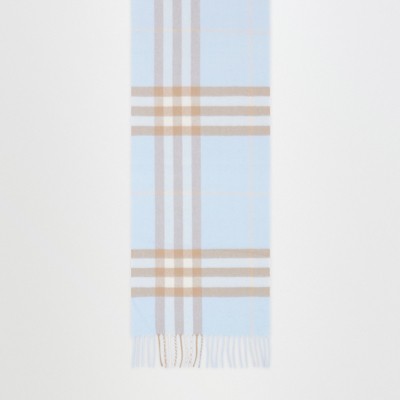 blue burberry scarf