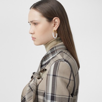 burberry hoop earrings