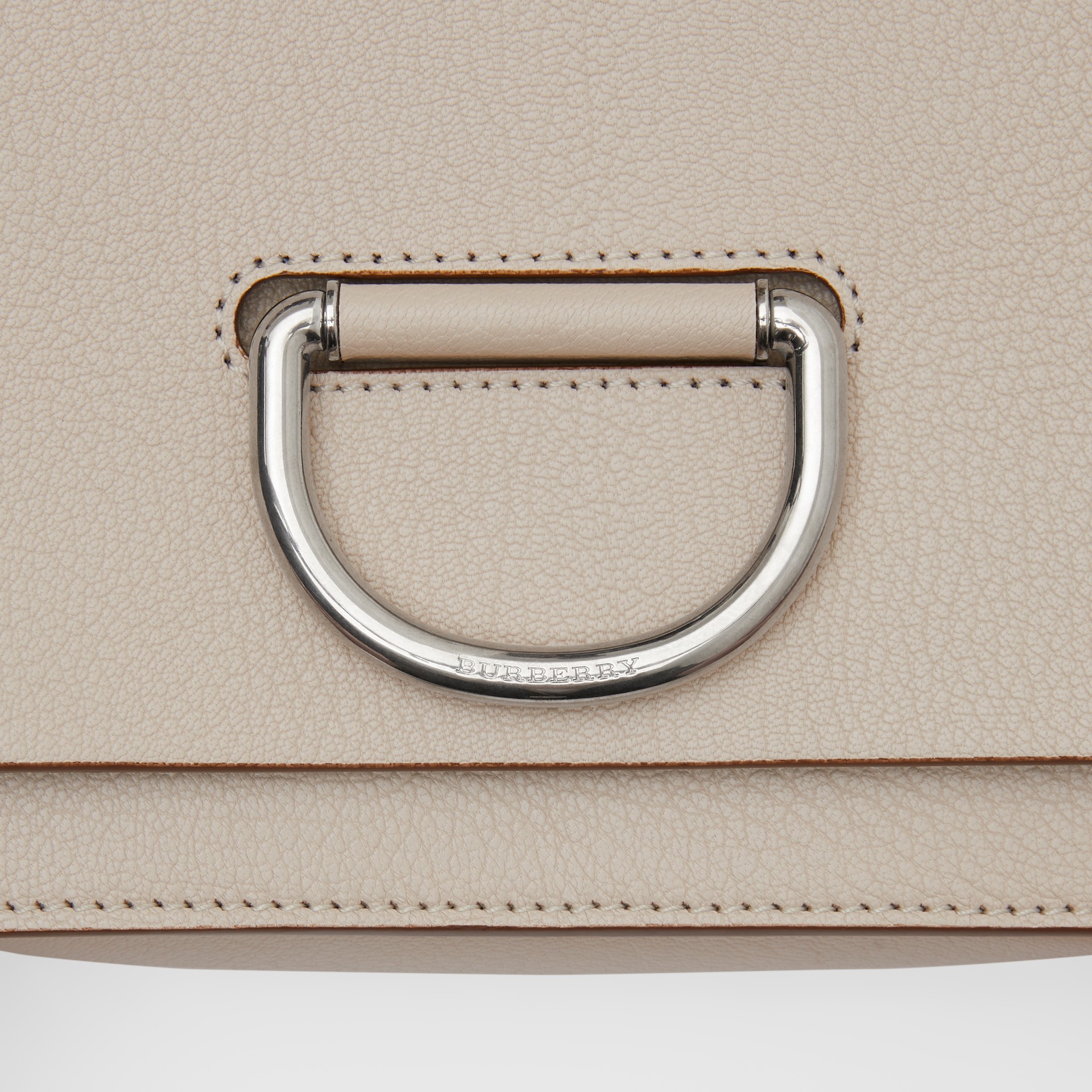 The Small Leather D-ring Bag in Stone - Women | Burberry United States