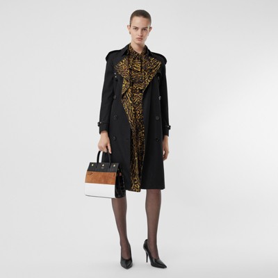 burberry leopard coat