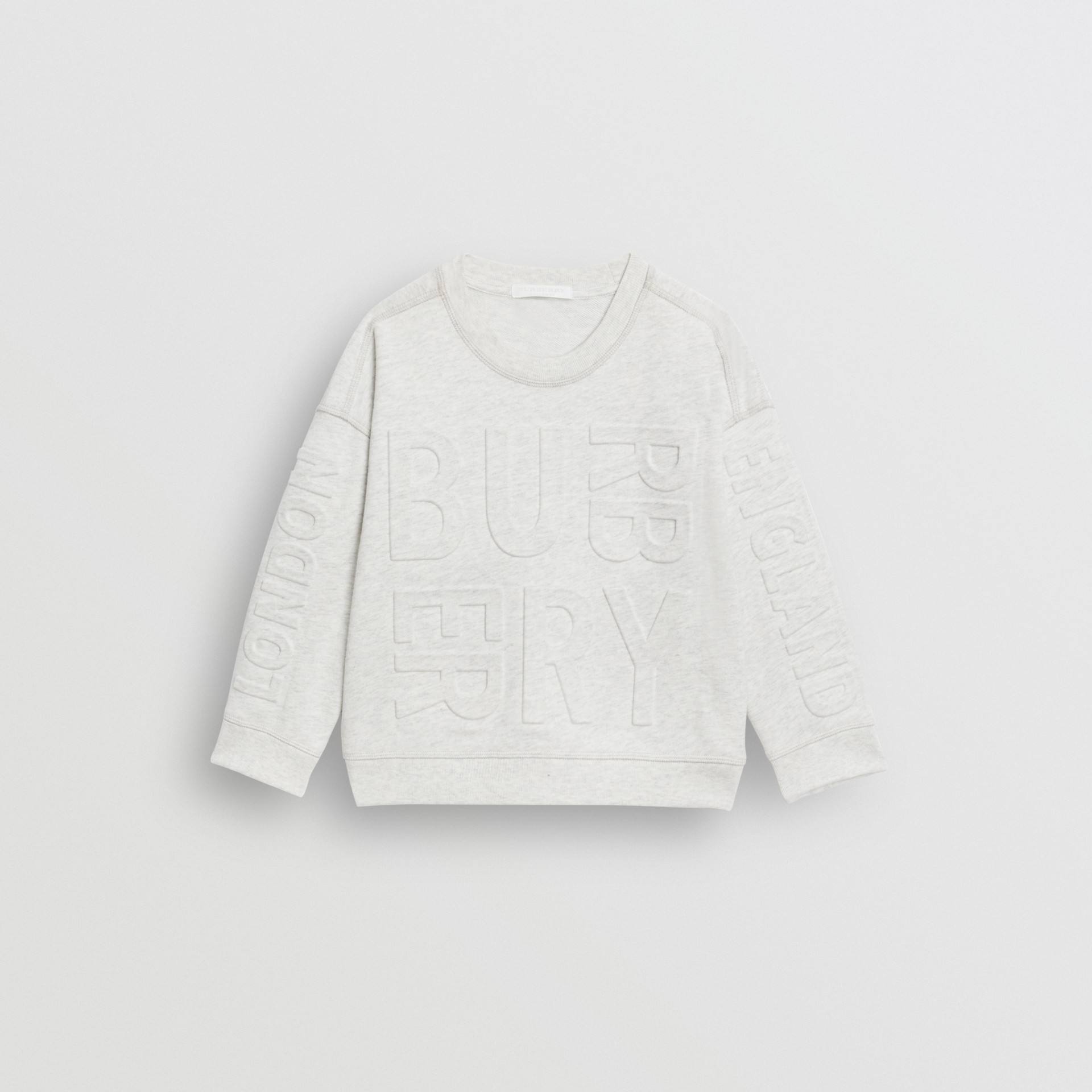 guess embossed logo sweatshirt