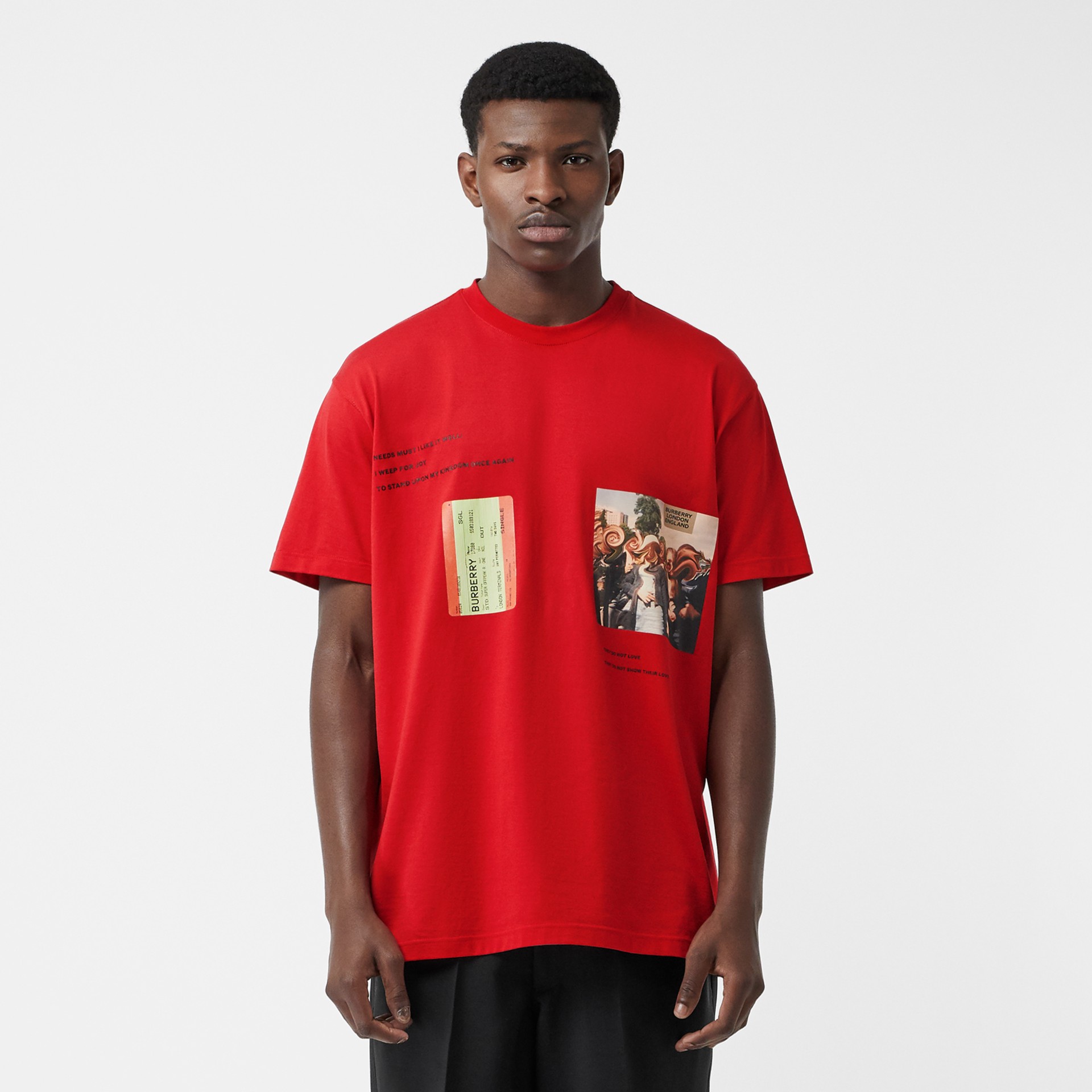 burberry oversized tshirt