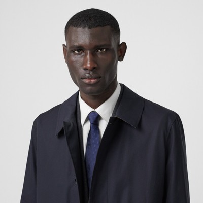 burberry tie with navy suit