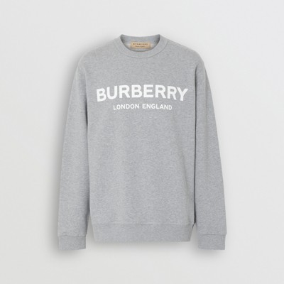 burberry logo print sweatshirt