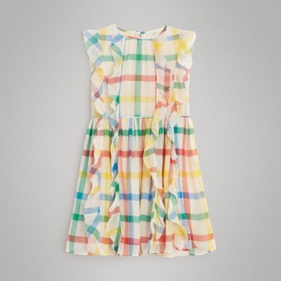 burberry chiffon dress