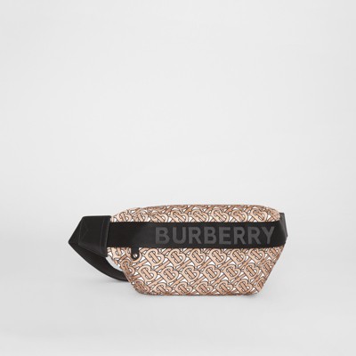 burberry medium monogram print bum bag