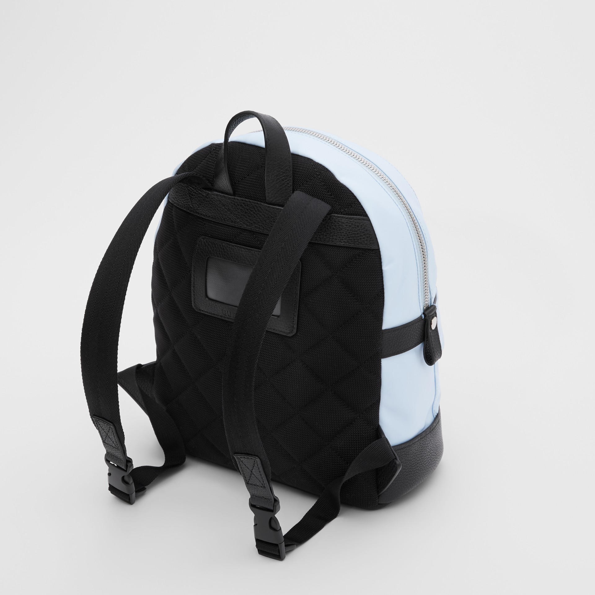 Logo Appliqué Icon Stripe ECONYL® Backpack in Pale Blue ...