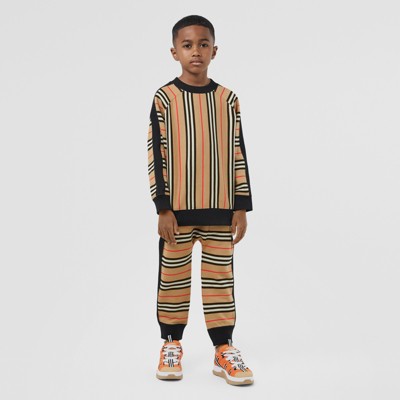 burberry icon stripe sweatshirt